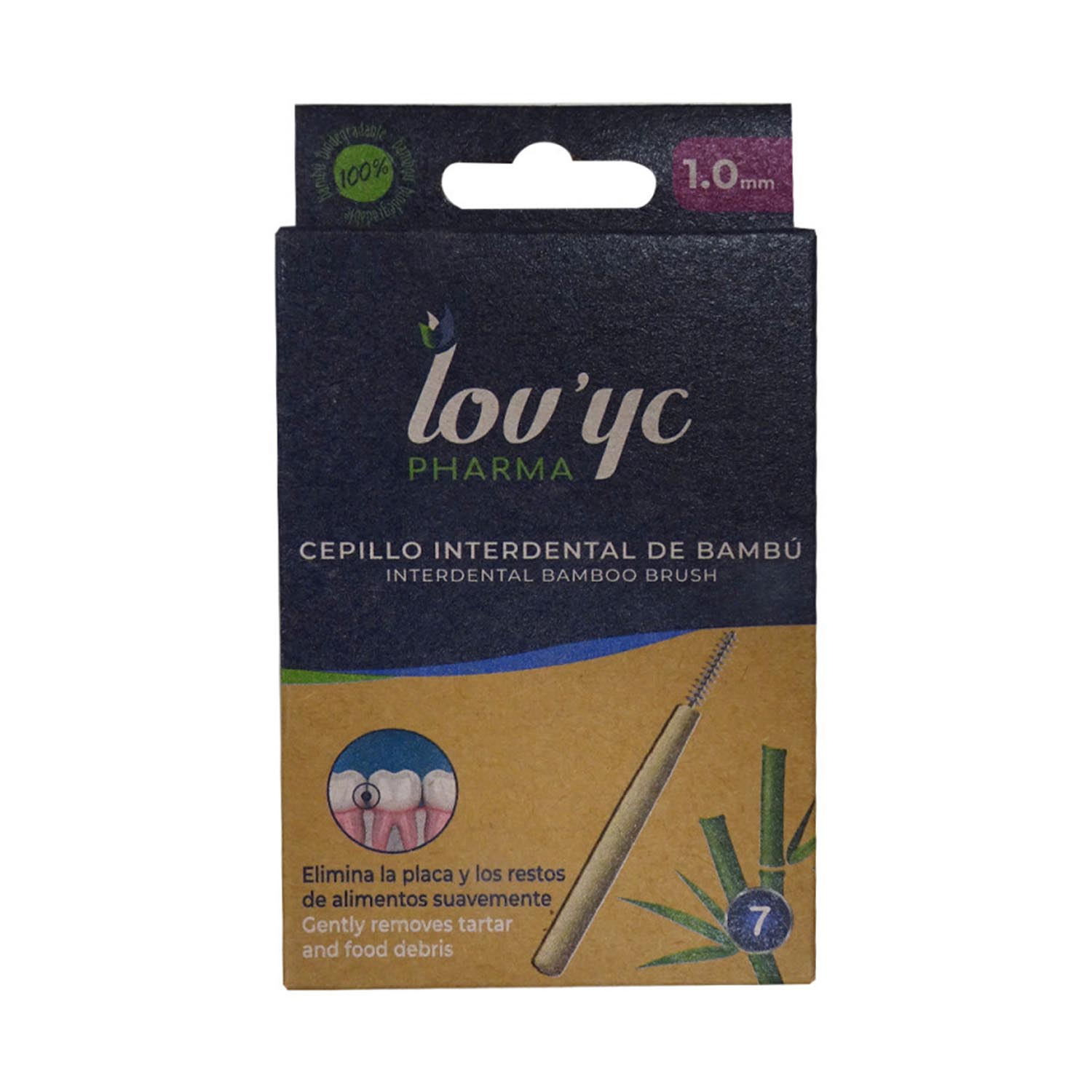 Lovyc Bambu Cepillo Interdental Caja 1Un